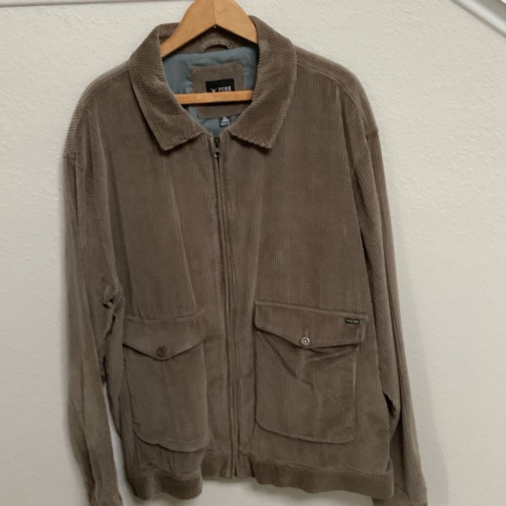 Men's Tan Corduroy Shirt Jacket
Made by Pure Lure.